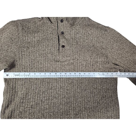 Weatherproof Vintage Sherpa Sweater Large Brown Elbow Patch - Picture 4 of 9